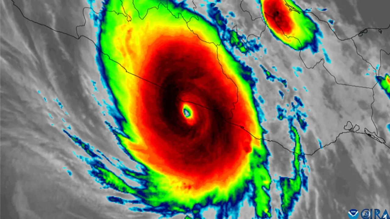 Huracán Otis, el más fuerte del Pacífico Oriental en la historia: NOAA