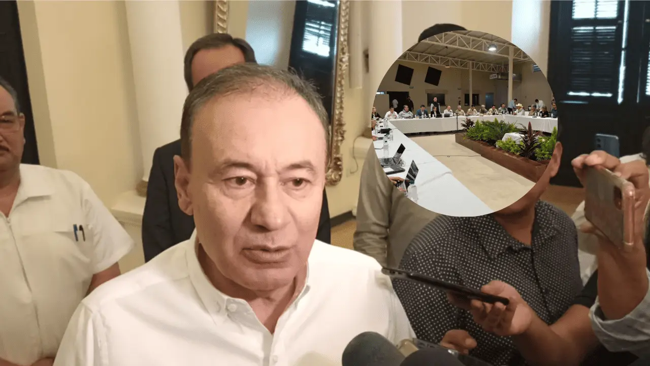 Encabeza gobernador Alfonso Durazo Mesa Estatal de Seguridad en Santa Ana