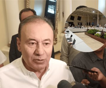 Encabeza gobernador Alfonso Durazo Mesa Estatal de Seguridad en Santa Ana