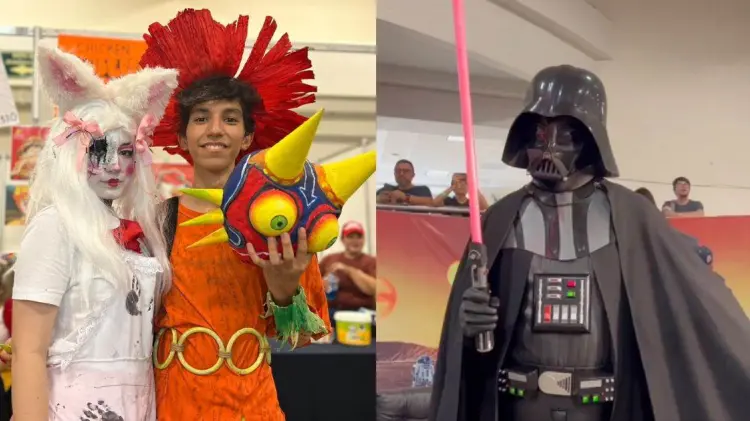 Cientos de fanáticos acuden al evento disfrazados de sus personajes favoritos. (Especial/EXPRESO)