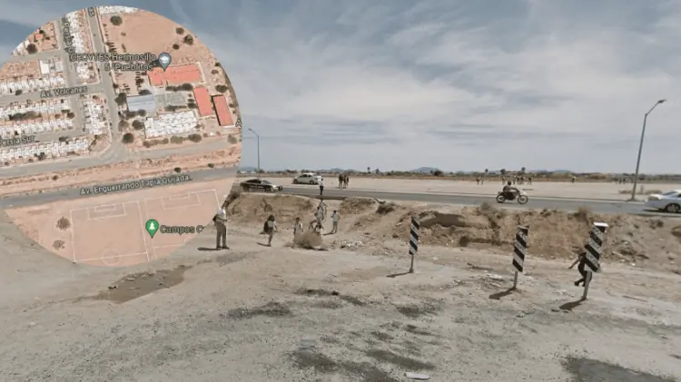 Los alumnos del Cecytes V Pueblitos tendrán un puente peatonal. (Fotos: Google Maps/EXPRESO)