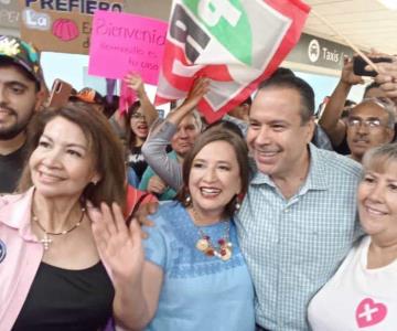 Llega Xóchitl Gálvez a Hermosillo