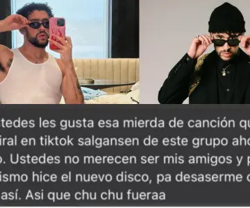 Bad Bunny hace un berrinche en sus redes sociales por canción IA