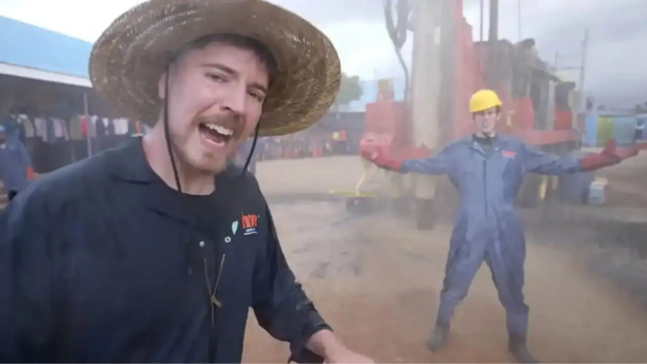 MrBeast en polémica por ayudar a crear pozos en África