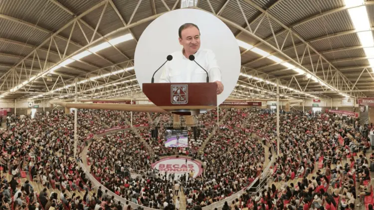 Alfonso Durazo anunció un aumento significativo en presupuesto de becas. (Foto: Cortesía)