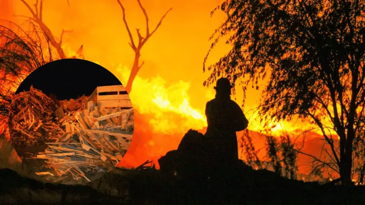 El fuego consumió los residuos que se acumulaban en este terreno. (Foto: Cristian Ruiz/EXPRESO)