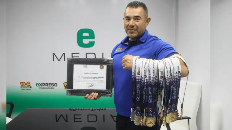 José Alberto Castro Medina es deportista de alto rendimiento. (Foto: Jesús Ballesteros/EXPRESO)