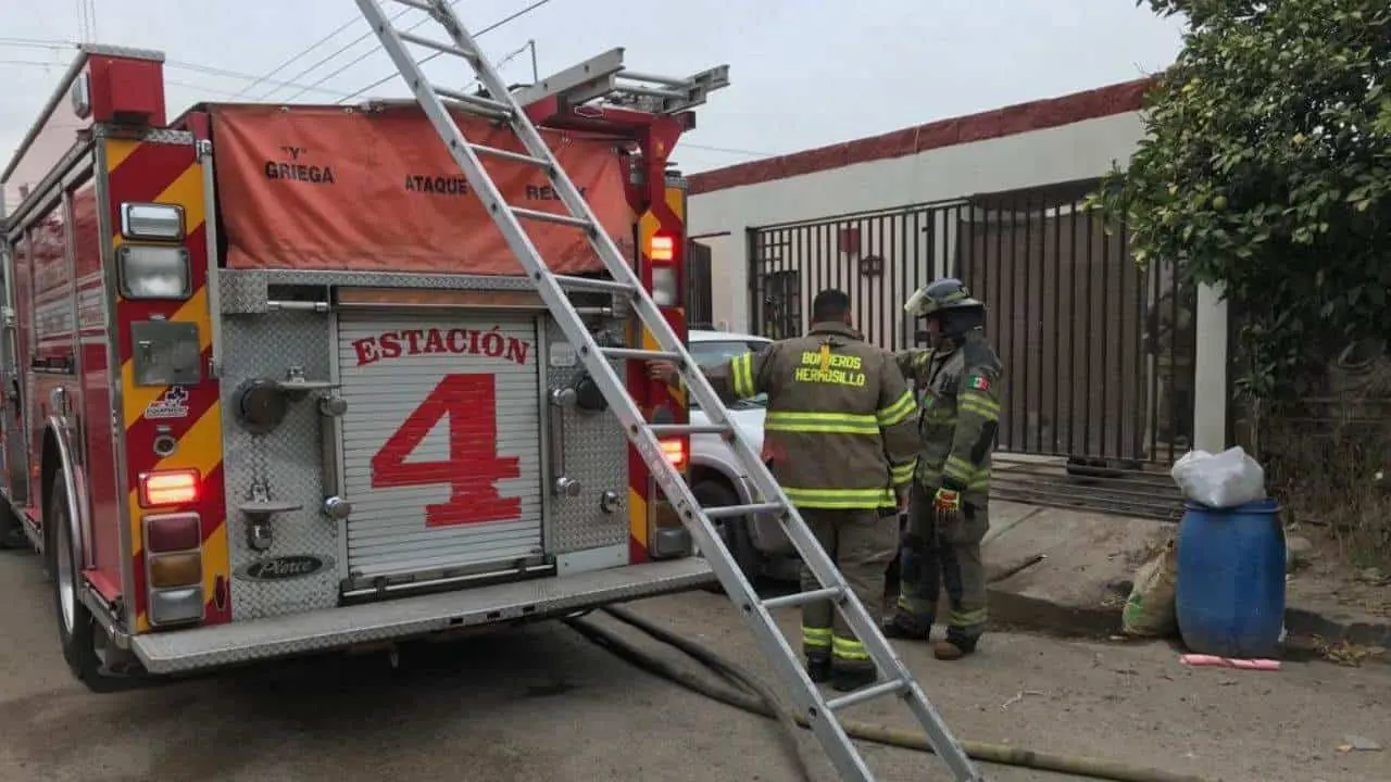 Se reportó incendio en la colonia El Sahuaro