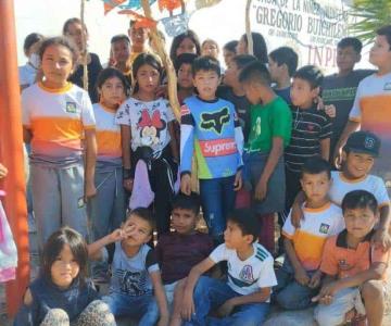 Brindan talleres a niños indígenas para rescatar las tradiciones culturales