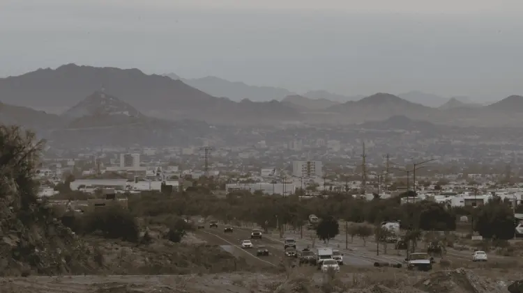 Hermosillo ha tenido cielos nublados en los últimos días. (Foto: Jesús Ballesteros/EXPRESO)