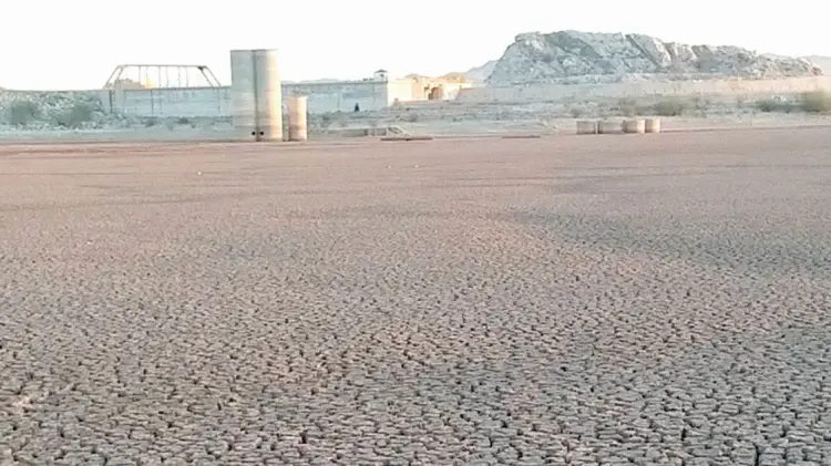 La presa Abelardo L. Rodríguez tiene 0.0% de almacenamiento. (Foto: Especial / EXPRESO).