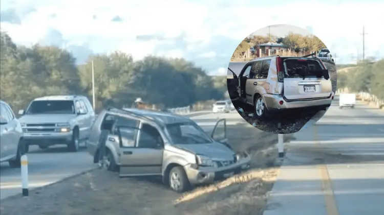 El accidente se originó luego de que una llanta se reventara. (Foto: Especial / EXPRESO)