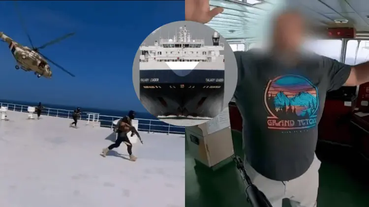 El barco carguero fue tomado el domingo. (Foto: Capturas de Pantalla)