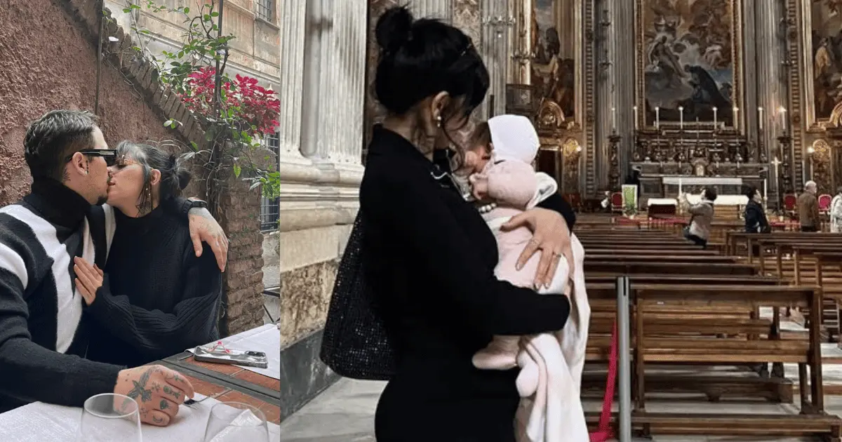 Nodal y Cazzu disfrutan de su amor y de su hija en Europa
