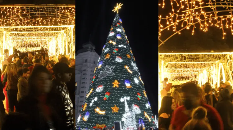 Este domingo será el encendido del árbol navideño en Hermosillo. (Foto: Archivo/EXPRESO)