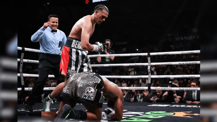 Andrade ya no salió al séptimo asalto; cayó a la lona en el cuarto episodio. (Foto: Cortesía)
