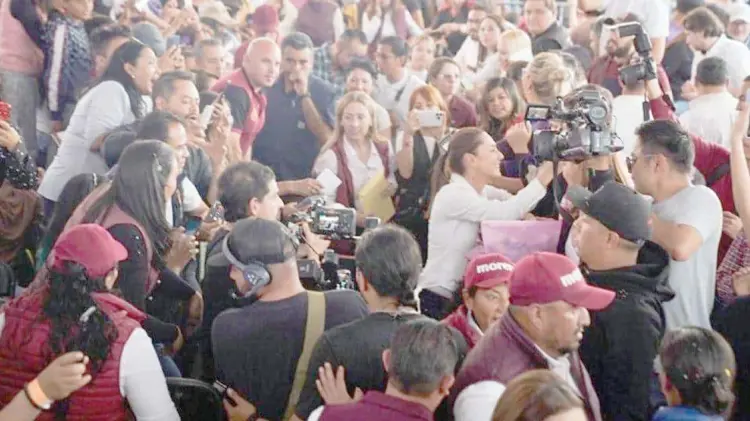 Claudia Sheinbaum culminó  su primera semana de precampaña. (Foto: Especial/EXPRESO)