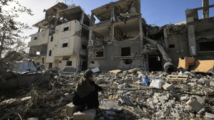 En bombardeos del Ejército de Israel contra el enclave palestino. (Foto: Especial / EXPRESO)