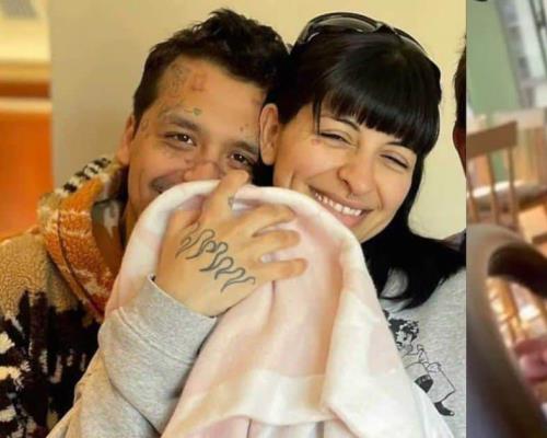 Revelan el rostro de la hija de Christian Nodal y Cazzu