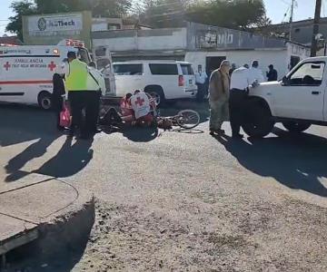 Adulto mayor es embestido por un pick up en la colonia San Benito