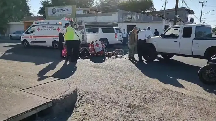El hombre presentó lesiones en el hombro derecho tras el impacto. (Foto: Cortesía)