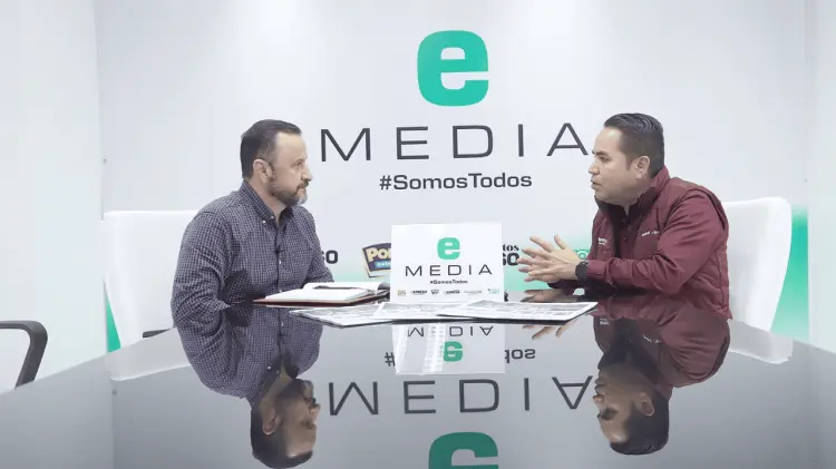Heriberto Aguilar mencionó que la 4T es un gran logro para el país.  (Foto: Jorge Flores / EXPRESO)