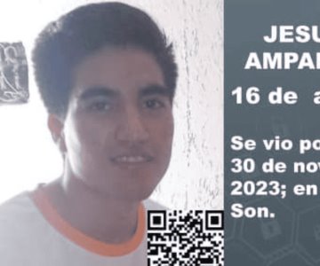 Alerta Amber Sonora: se busca a Jesús Manuel Amparano Galaz