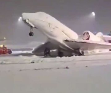 Nevadas en Múnich afectan tráfico aéreo; aviones quedan congelados