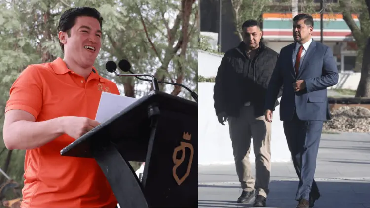 Samuel García reiteró una vez más que solo él es gobernador de Nuevo León. (Foto: Agencia Reforma)