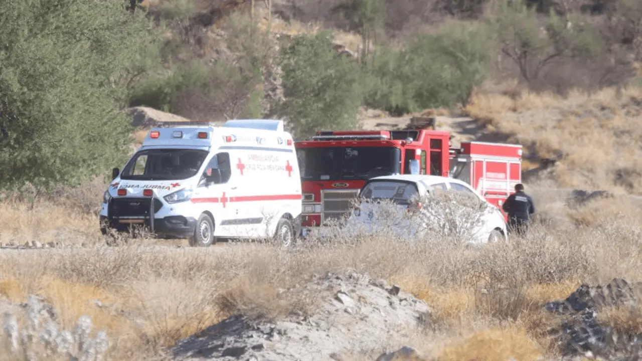 Rescatan a hombre herido tras sufrir accidente en el Cerro del Bachoco