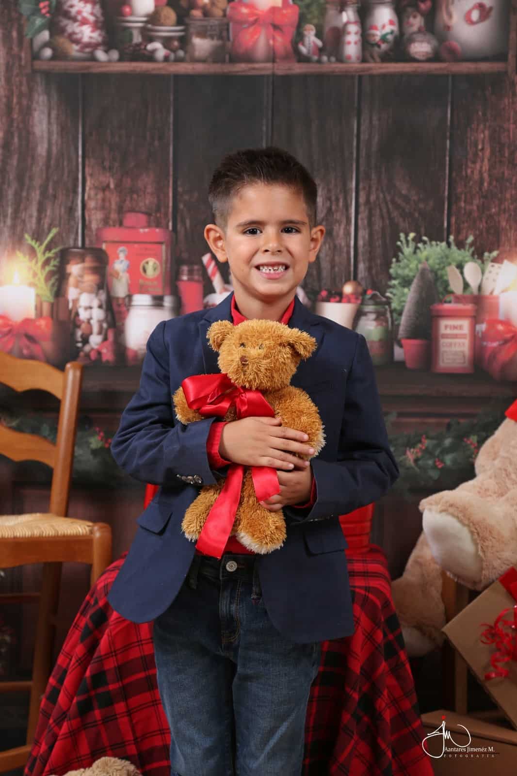 Sesión de fotos navideña celebran la magia de la navidad