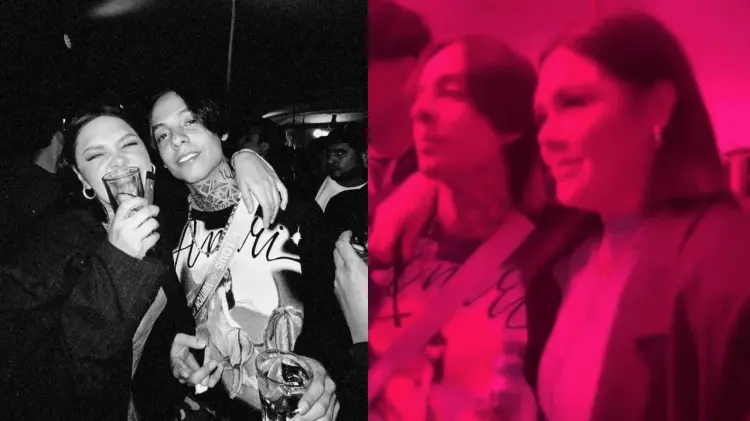 Yuridia y Natanael Cano en el décimo aniversario de Spotify en México. (Foto: Especial / EXPRESO)