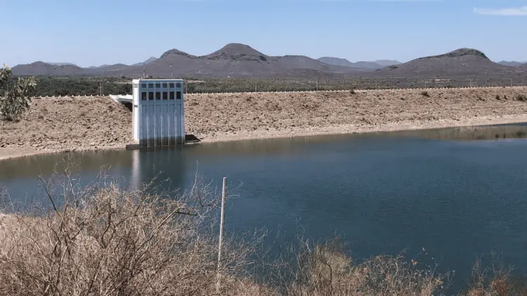 Presa El Oviáchic en Cajeme, Sonora. (Foto: Ana Camargo/EXPRESO)
