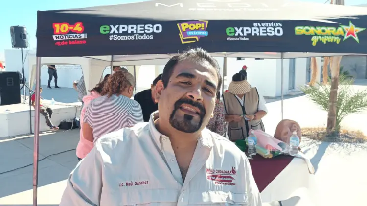 Raúl Sánchez, representante de la agrupación Unidad Ciudadana. (Foto: Blanca Ruelas/EXPRESO)