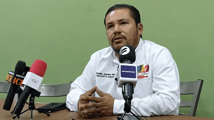 Florentino Jusacamea Valencia, presidente municipal de Benito Juárez. (Foto: Ana Camargo/EXPRESO)