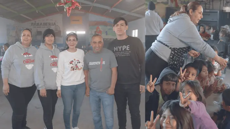 Desde hace 3 años, Diana acude junto a sus hijos y voluntarios. (Foto: Jesús Ballesteros / EXPRESO)