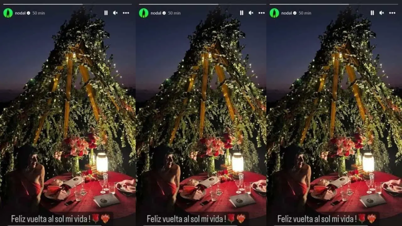 Christian Nodal y su hija celebran a Cazzu en su cumpleaños
