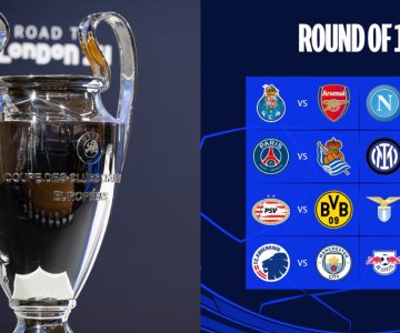 Así quedan los choques de octavos de final de la Champions Leagues