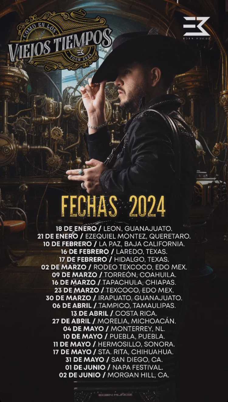 Edén Muñoz en Hermosillo: anuncia fecha para 2024