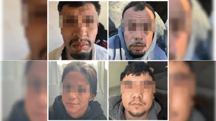 La FGJE informó que se logró la captura de seis individuos en flagrancia. (Foto: Especial/EXPRESO)