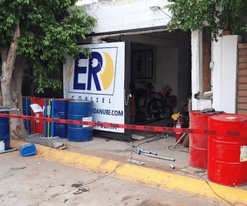 Soldadura de tanque de gas termina en explosión; un hombre herido