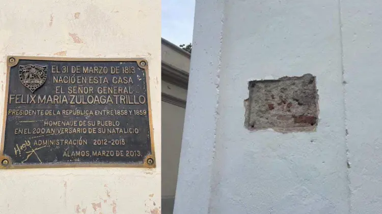 Placa conmemorativa (Foto: Especial / EXPRESO)