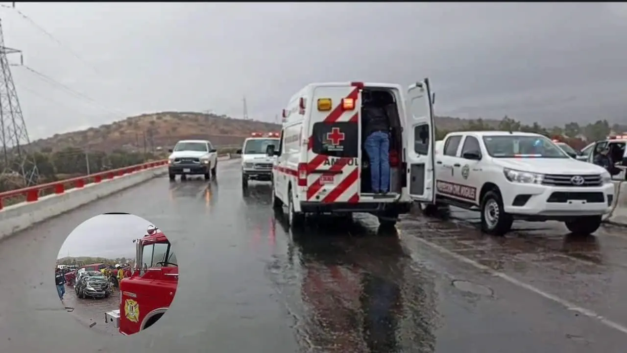 Fatal accidente vial, ocasionando lesiones a paisanos y una muerte