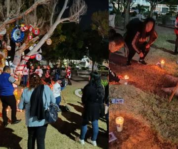 Guerreras buscadoras de Sonora realizaron una Velada por la verdad