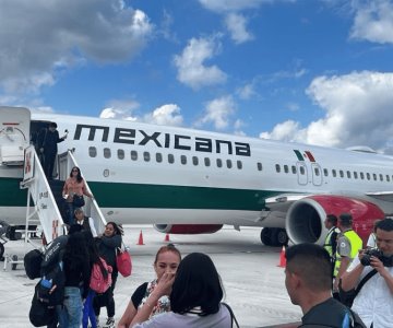 Primer vuelo de Mexicana llegó a Tulum tras hora y media en Mérida