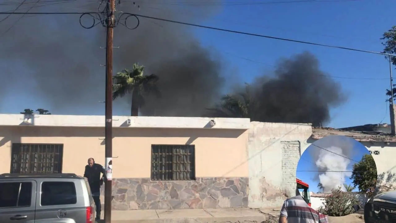 Quema de basura se salió de control en Colonia Olivares