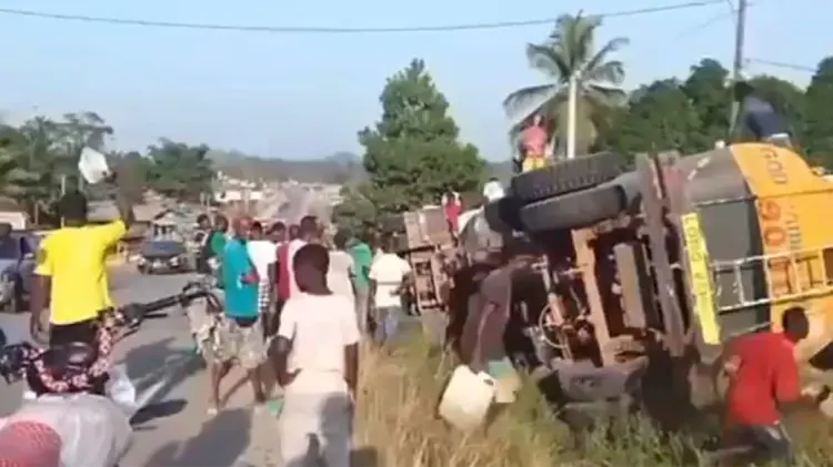 En redes sociales han circulado imágenes del trágico suceso. (Foto: Captura de video)
