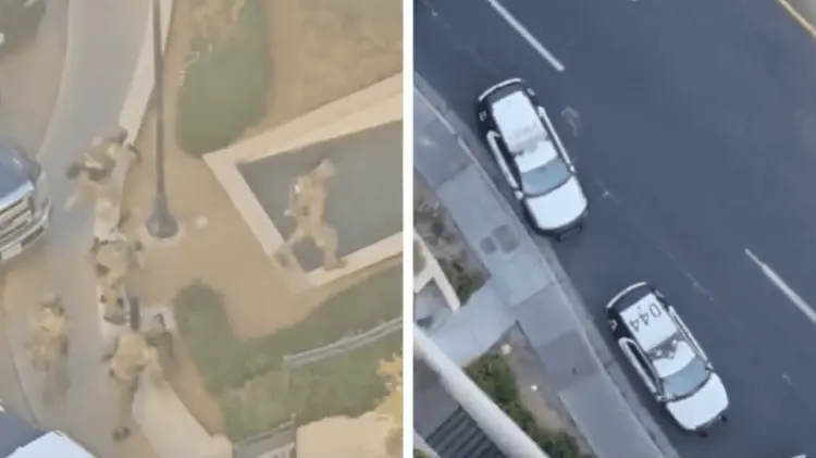 Más de 30 patrullas y una ambulancia se desplegaron en la escena. (Foto: Especial / EXPRESO).