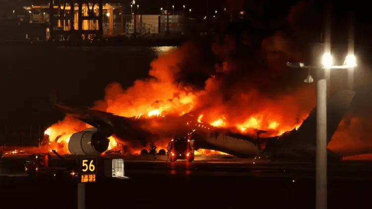 El incidente ocurrió en el Aeropuerto Internacional Haneda de Tokio. (Foto: Cortesía)