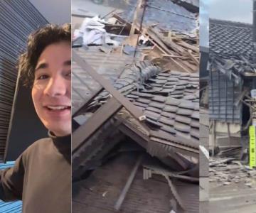 Influencer Nova y Christopher Uckermann viven el terremoto en Japón